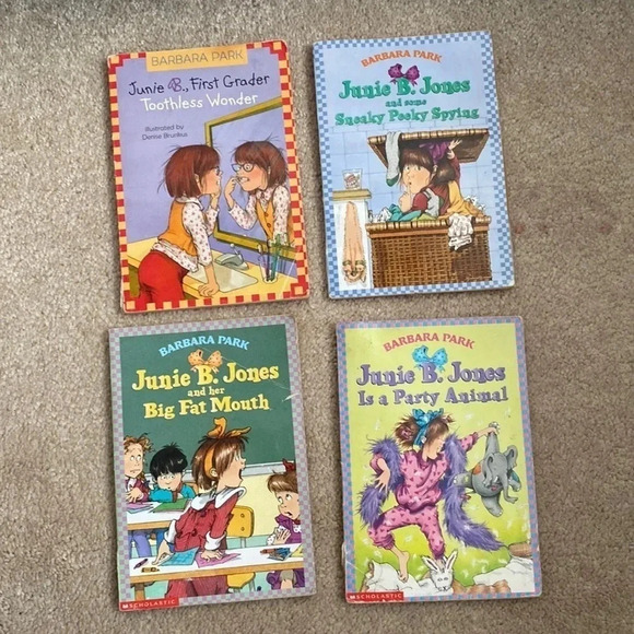 Scholastic Other - Junie B. Jones books set of 4 summer reading